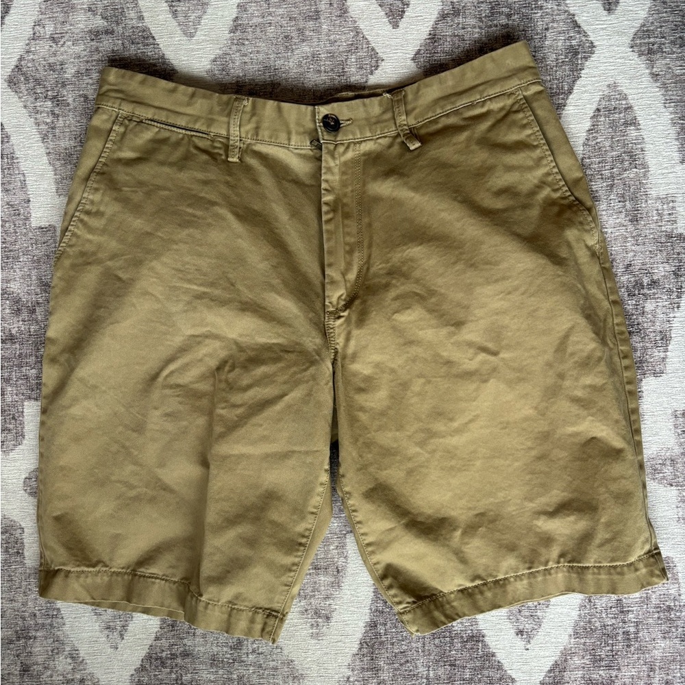 GAP Tan Flat Front Shorts Versatile Style